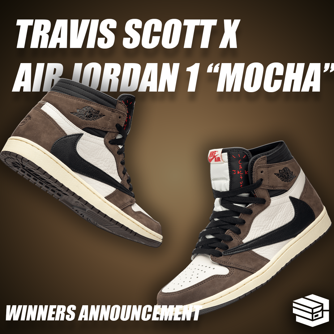 Winner of the Travis Scott x Air Jordan 1 High