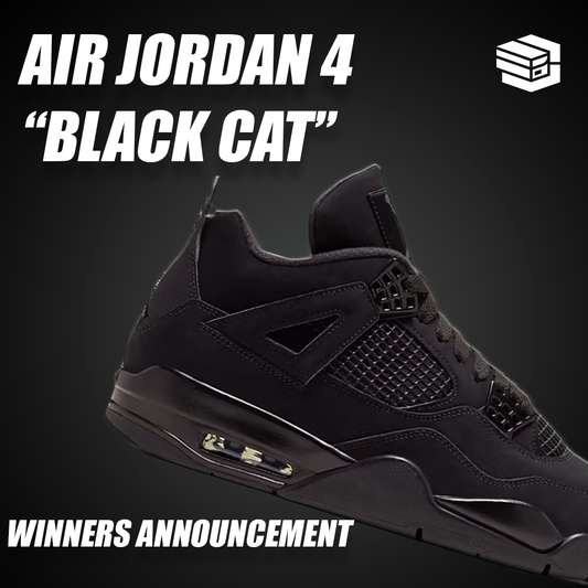 Winner of the Air Jordan 4 "Black Cat"