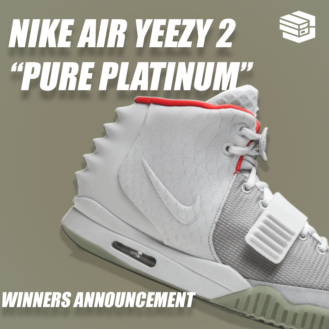 Winner of the Air Yeezy 2 "Pure Platinum"