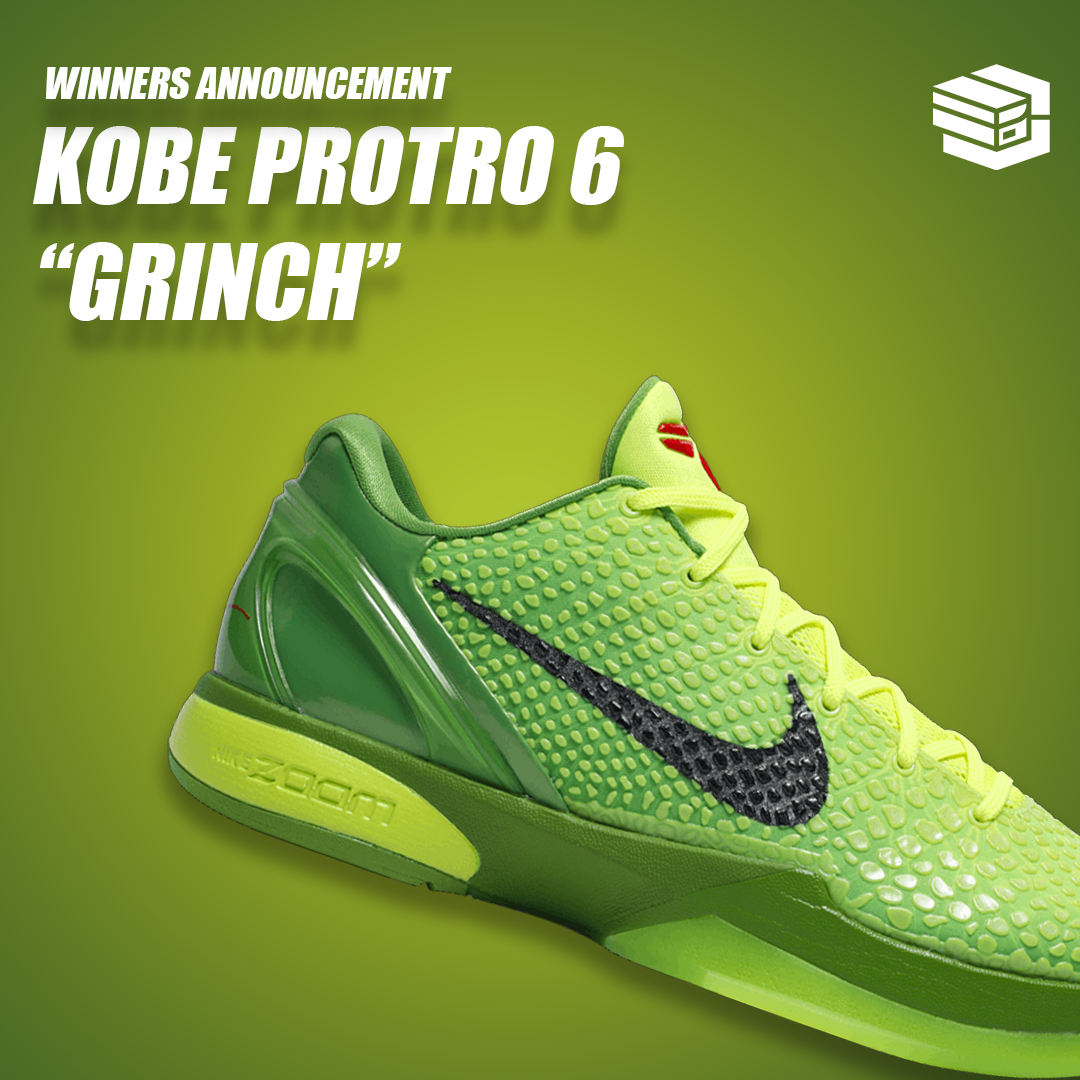 Kobe 6 Grinch