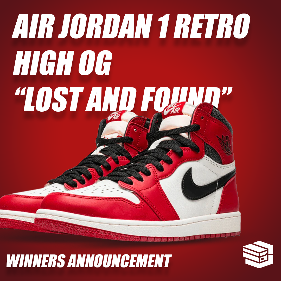 Winner of the Air Jordan 1 High Lost and Found