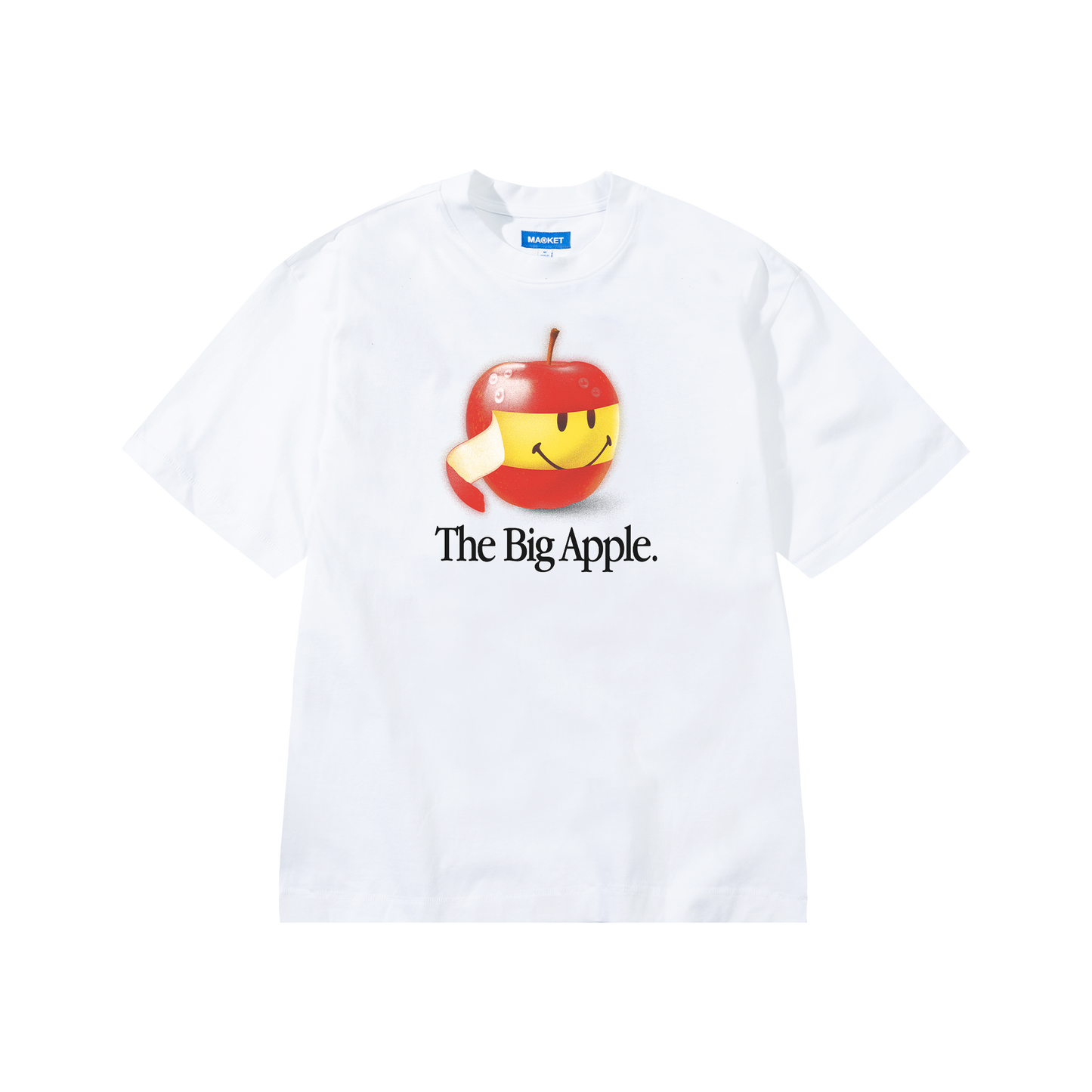 Chinatown Market 'Smiley Big Apple' T-Shirt