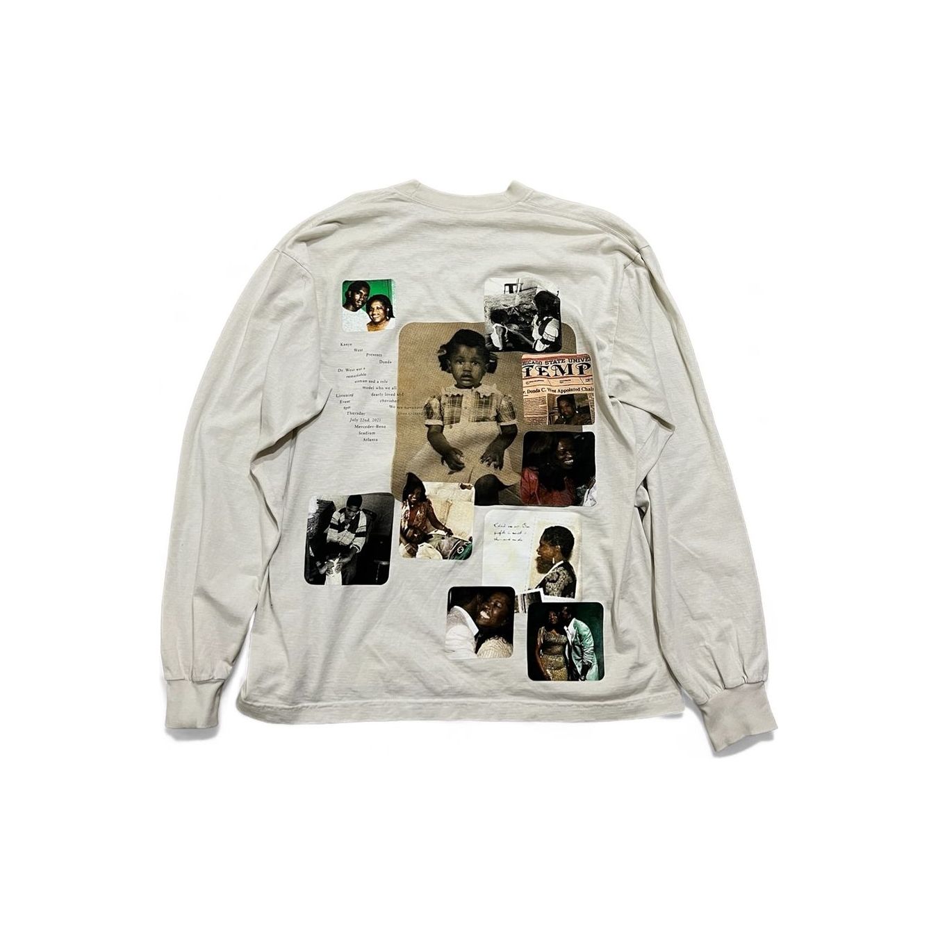 Yeezy Donda LP Unreleased Long Sleeve