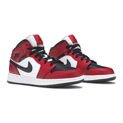 Air Jordan 1 Mid GS 'Chicago Black Toe'