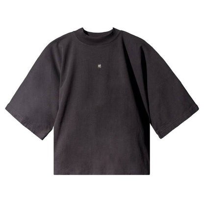 Yeezy Gap Engineered by Balenciaga Cropped Logo No Seam Tee 'Black'