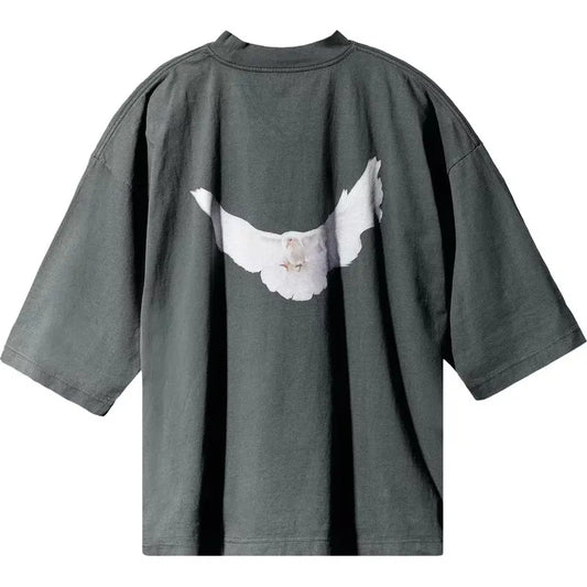 Yeezy Gap Engineered by Balenciaga Dove 3/4 Sleeve Tee 'Dark Green'