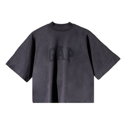 Yeezy Gap Engineered by Balenciaga Cropped Dove No Seam Tee 'Black'