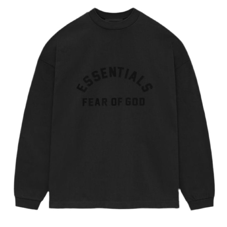 Essentials Long Sleeve Tee 'Black'