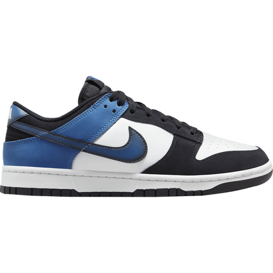 Dunk Low 'Airbrush Swoosh - Industrial Blue'