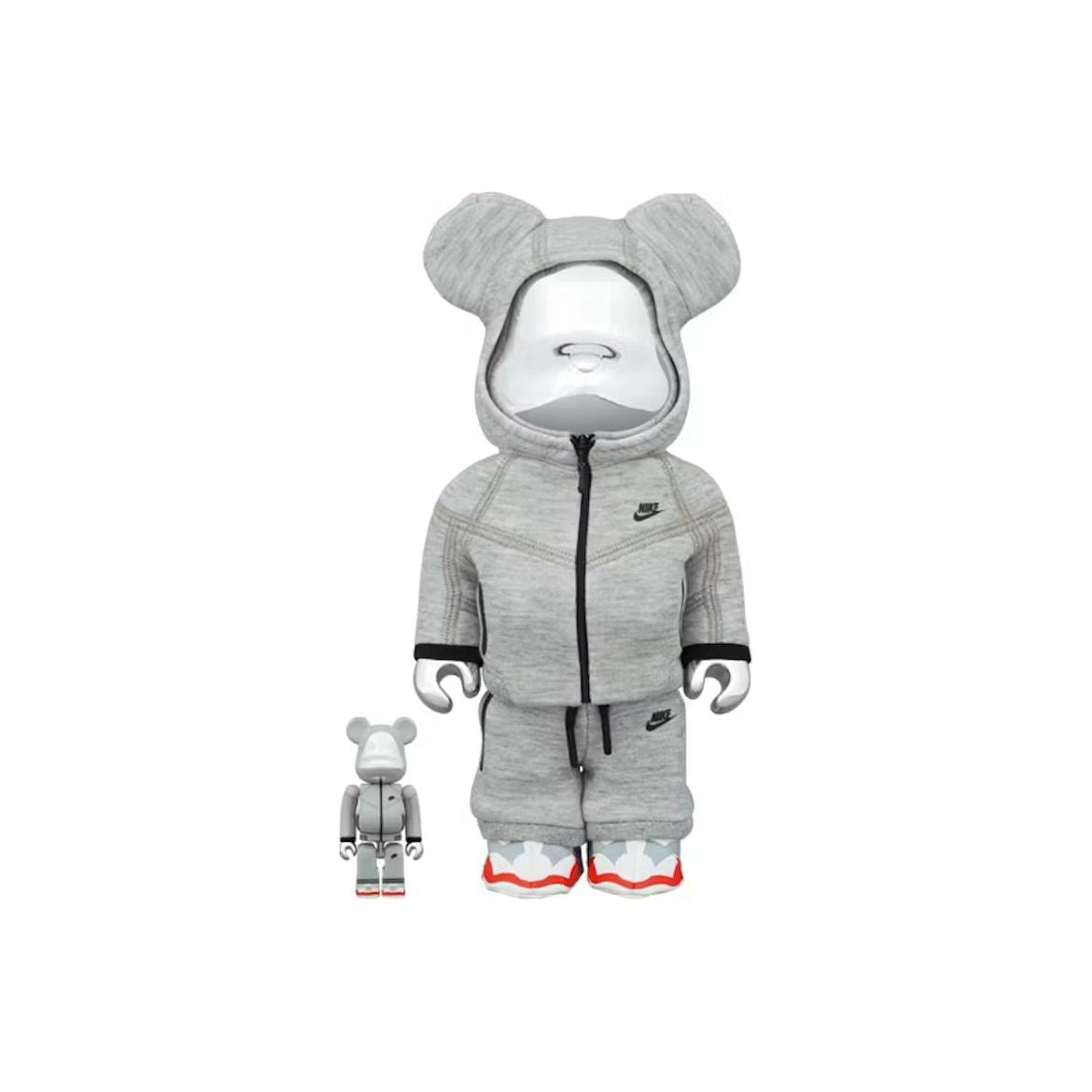 Bearbrick x Nike Tech Fleece N98 100% & 400% Set