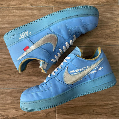 Nike Air Force 1 Low Off-White MCA University Blue Size 12