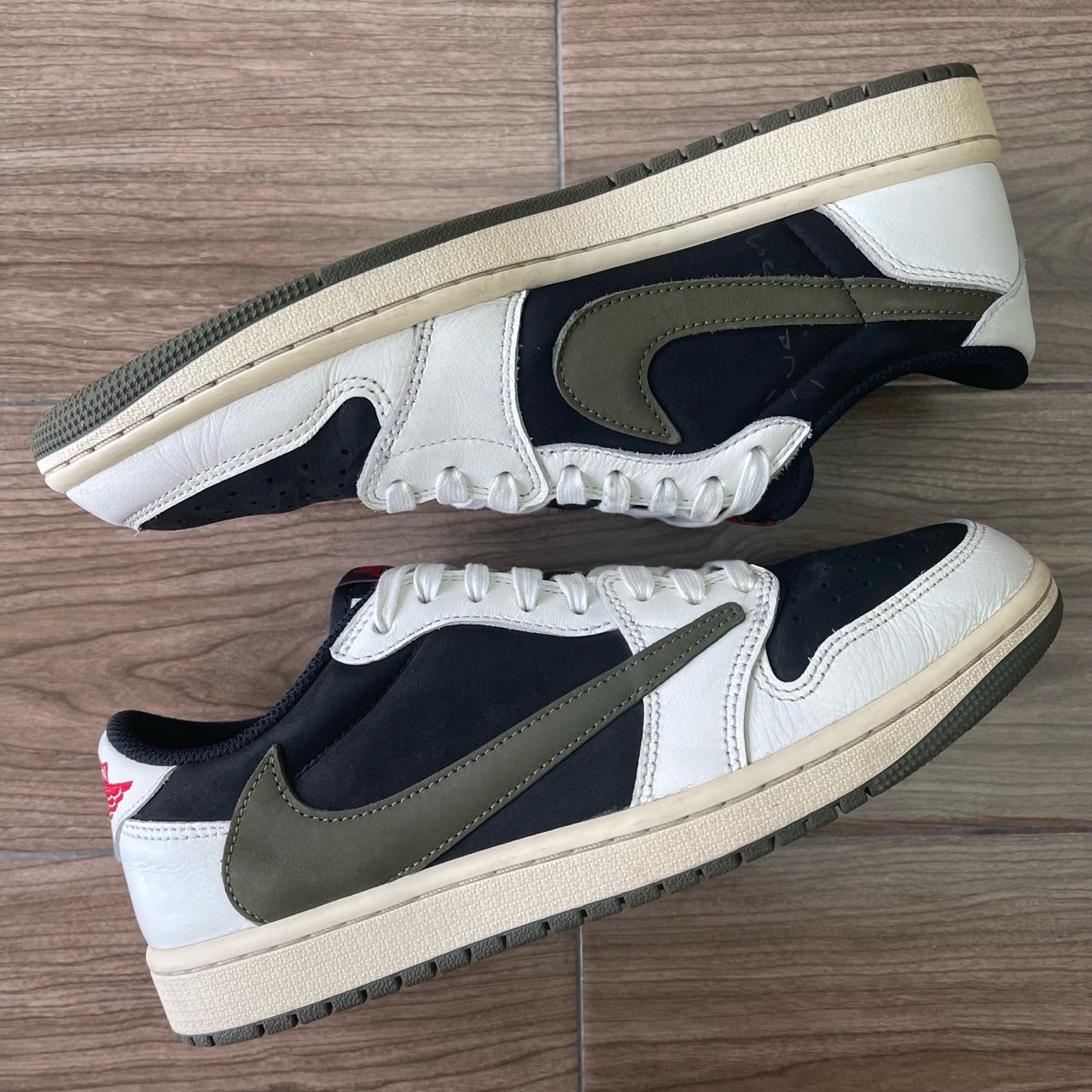 Jordan 1 Retro Low OG SP Travis Scott Olive (Women's) Size 8M/9.5W