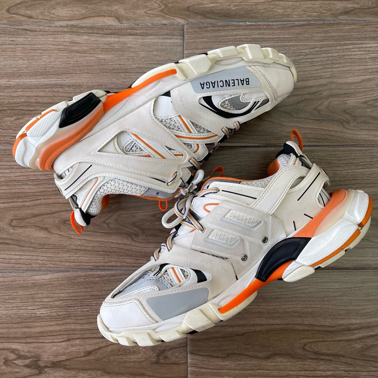 Balenciaga Track White Orange Size EU40/US7