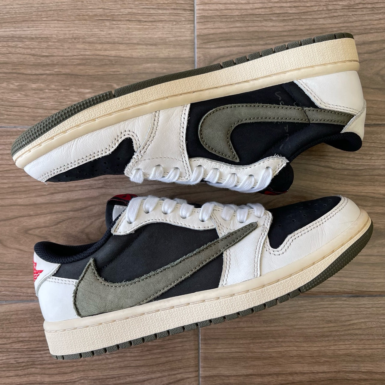 Jordan 1 Retro Low OG SP Travis Scott Olive (Women's) Size 5M/6.5W