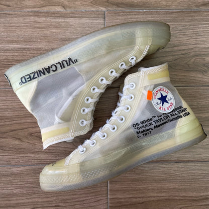 Converse Chuck Taylor All Star Vulcanized Hi Off-White Size 8