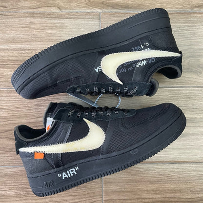 Nike Air Force 1 Low Off-White Black White Size 8.5