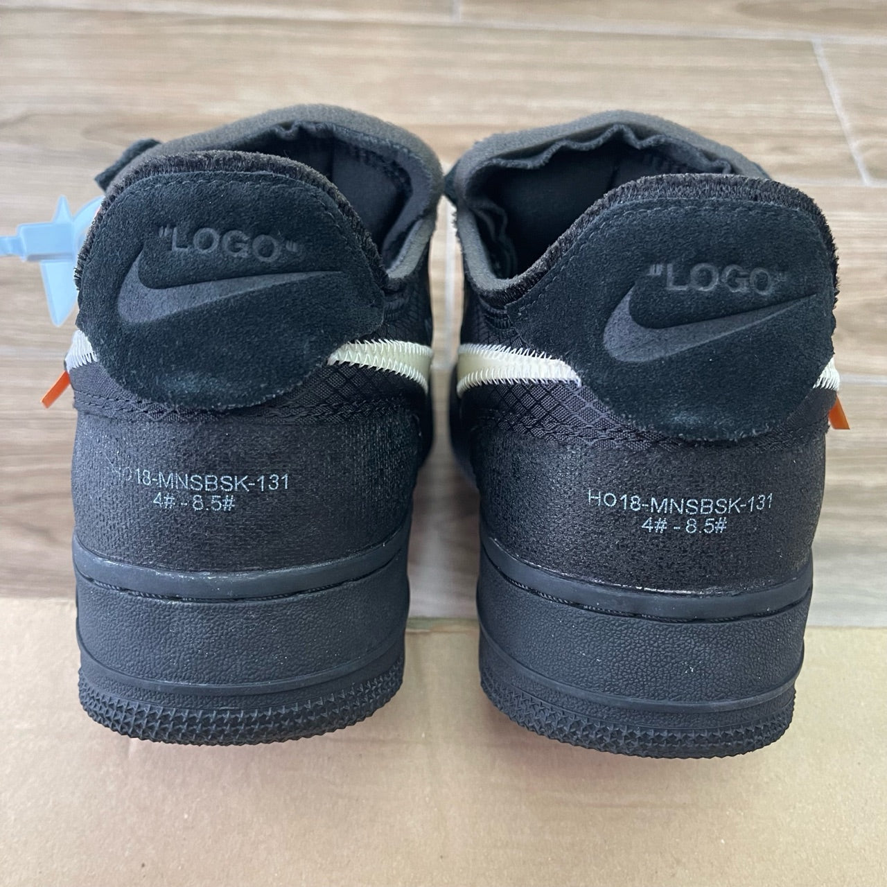 Nike Air Force 1 Low Off-White Black White Size 8.5