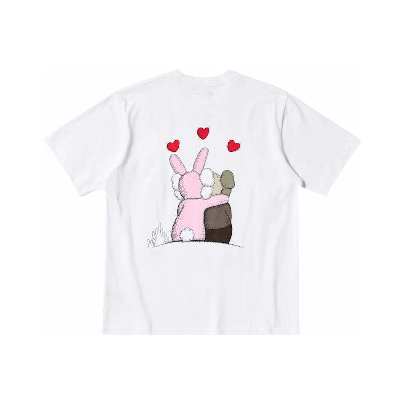 Kaws x Uniqlo Warhol Couple White Tee