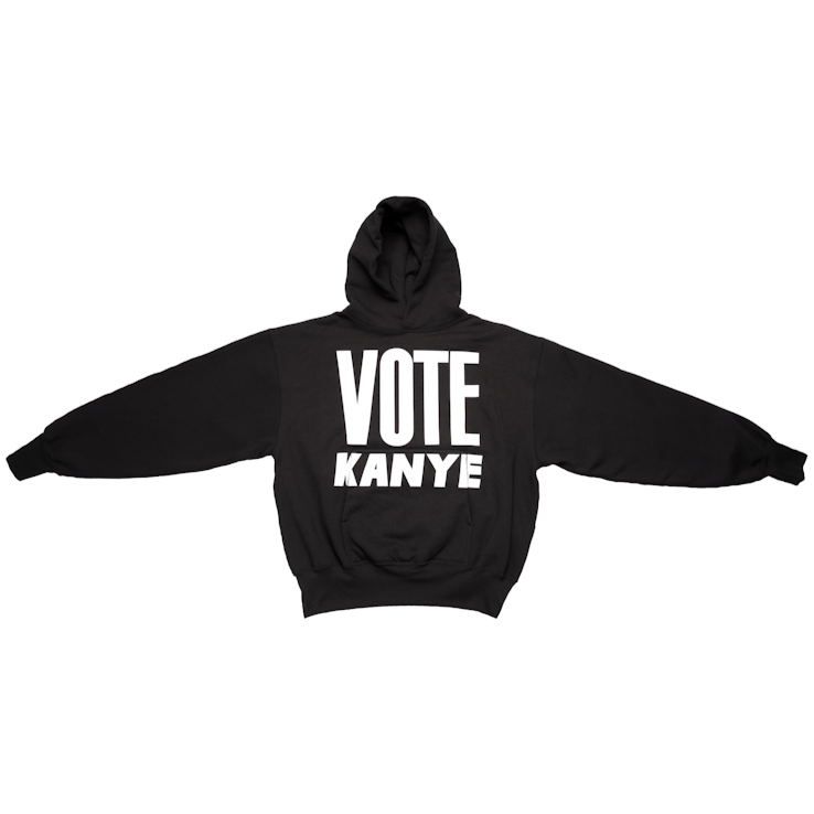 Kanye West 'Vote Kanye' Black Hoodie