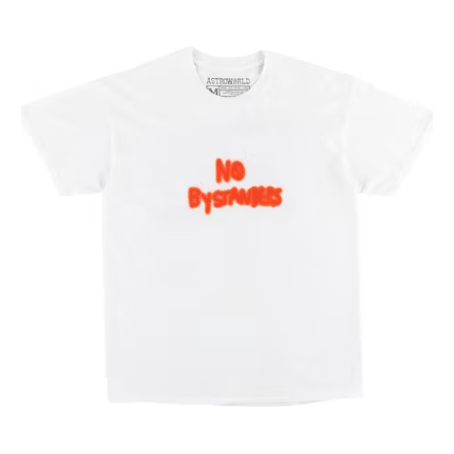 Travis Scott No Bystanders White Tee