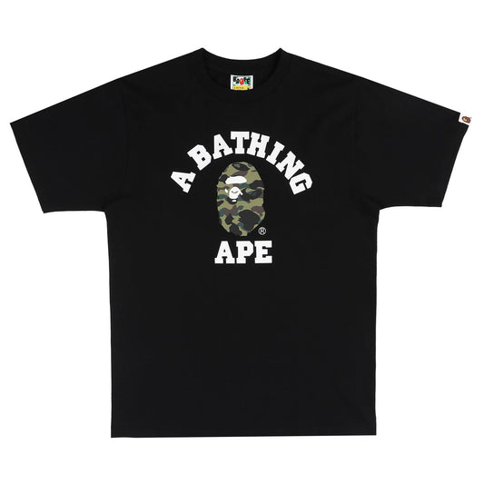 BAPE 1st Camo College T-Shirt - Black