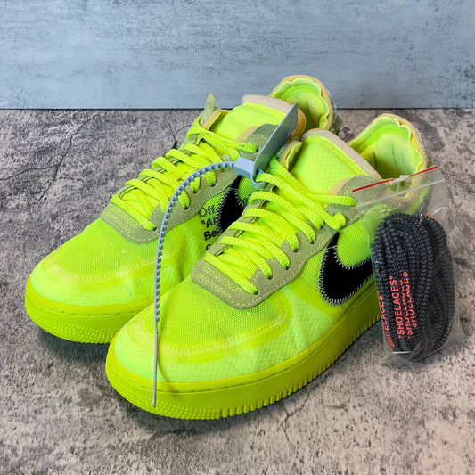 Nike Air Force 1 Low Off-White Volt Size 8